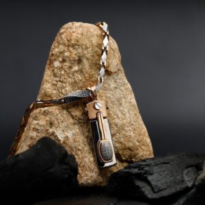 Rose Gold Mechanical Diamond Men's Pendant